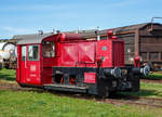 Die DB 322 641-2 „Roberta“, ex DB 321 553-0, ex DB Köf 6186, am 25.03.2017 im DB Museum Koblenz-Lützel.