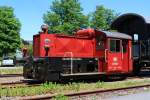 323 133-9 (K�f II) der Aggertalbahn (Andreas Voll) am 02.06.2011 im Bf Wiehl.