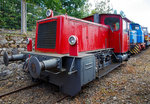   Die ex V 332 01 (98 80 3332 189-0 D-EMN) der EMN Eisenbahnbetriebe Mittlerer Neckar GmbH (heute Transfer Kornwestheim GmbH), ex MWB V 242, ex DB 332 189-0 bzw.