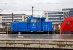 Die an die DB Cargo AG vermietete V 60 – 363 698-2 alias 363 029-9 (98 80 3363 698-2 D-PRESS) der PRESS - Eisenbahnbau- und Betriebsgesellschaft Pressnitztalbahn mbH (J�hstadt), ex DB V 60 698,