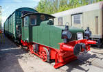 Eine 1913 von der Gasmotorenfabrik Deutz gebaute C XIV R (Fabriknummer 1246) Petroleum Lokomotive, am 30.04.2017 im Eisenbahnmuseum Bochum-Dahlhausen.