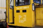 Die Tm 2/2 237 806-5  SCHOEMA  im Dienste der Cellulosefabrik Attisholz.