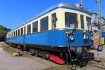 Tag der Schiene 16 September 2023 ins bw Landshut (Bay): VT07 der Bayerische Localbahn steht dessen Tag ins Bw, das f�rs Publikum offengesteld war.