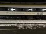  DB Regio Alb - Bodensee fährt im 3 Löwen Takt     612 005 mit den neuen Landesfarben am 28.01.17 in Sigmaringen