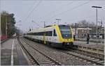 Der DB VT 612 571 und ein weiterer verlassen Radolfzell als IR in Richtung Aulendorf (-> SEV Ulm).