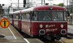 798 469-2 Der Rote Flitzer in Ulm am 18.05.2019.