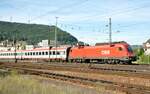 ÖBB 1116 092-6 mit EC Mozart in Geislingen/Steige am 11.09.2010.