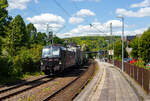Die an die HELROM GmbH (Frankfurt am Main) vermietete Siemens Vectron MS 5370 068-6  CHRISTIAN  / 6193 237 (91 51 5370 068-6 PL-ID) der CARGOUNIT Sp.