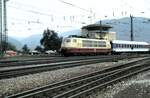 103 189-7 mit Interregio-Zug in Geislingen Steige am 15.08.1997.