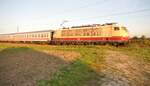 103 245-7 mit IC in Neu-Ulm Pfuhl am 30.09.2011.