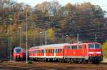   Blick auf den Abstellbereich in Betzdorf/Sieg am 09.11.2014.