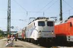 Am 6 Juni 2008 steht 139 312 mit ein Sonderzug in Rosenheim.