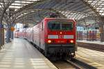   Die 143 647-6 der DB Regio, ex DR 243 647-5, mit dem RB 27  Rhein-Erft-Bahn  (Koblenz Hbf - Köln Hbf) fährt am 08.03.2015 in den Hauptbahnhof Köln, der hier Endstation ist.