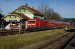 DB: Mit der H�llentalbahn gelangt man nich etwa in die H�LLE sondern in das HIMMELREICH.