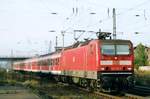Am 4 September 2005 treft 143 291 in Naumburg (Saale) ein.