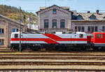 Die sch�ne  “Wei�e Lady” 143 822-5, alias 243 822-4 (91 80 6143 822-5 D-EBS der EBS Erfurter Bahnservice GmbH, ex RBH 139, ex DB 143 822-5.