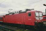 Scanbild von DB Regio 143 050 in Basel Badischer Bahnhof am 21 Mai 2002.
