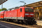 Trier Hauptbahnhof am 17 Juni 2013: Als der RE 1 Koblenz RE 1 Koblenz – Trier – Saarbr�cken, noch „Mosel-Saar-Express“ und nicht S�WEX (S�dwest-Express) hie�.