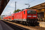Trier Hauptbahnhof am 17 Juni 2013: Als der RE 1 Koblenz RE 1 Koblenz – Trier – Saarbr�cken, noch „Mosel-Saar-Express“ und nicht S�WEX (S�dwest-Express) hie�.