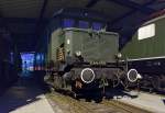 Eine nächtliche Aufnahme von E 44 002, ex DB 144 002-3 im DB Museum Koblenz-Lützel am 14.06.2014.