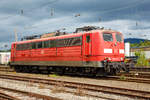   Die 151 023-9 (91 80 6151 023-9 D-DB) am 19.08.2017 abgestellt in Kreuztal.