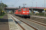 DB: Bahnalltag vom Bahnhof Brohl.