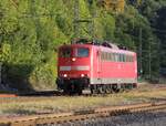 151 022-1 Schublok in Geislingen Steige am 20.09.2012.