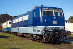 Die Zweisystemlokomotiven E 310 001 (91 80 6181 001-9 D-DB), ex DB 181 001-9, am 25.03.2017 im DB Museum Koblenz.