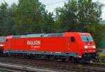 185 289-6 der DB Schenker Rail abgestellt am 06.10.2012 in Kreuztal.