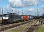 MRCE: Dispolok E 189-096 in Basel Badischer Bahnhof am 23.