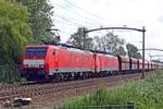 Erzbomber mit 189 077 passiert Hulten am 16 Augustus 2019.