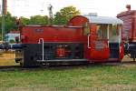 Akku-Kleinlokomotive Ka 4862, ex DB 381 005-8, ex DB Ka 4862, ex DB Ks 4862, ex DR Ks 4862, am 14.06.2014 im DB Museum Koblenz-Lützel.