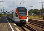   VIAS 401 gekoppelt mit VIAS 302 (ein 4-teiliger und ein 3-teiliger Stadler FLIRT) f�hrt, als SE 10  RheingauLinie  Frankfurt Hbf - Wiesbaden Hbf - Koblenz Hbf - Neuwied (Umlauf VIA 25078), am