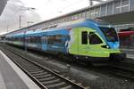 Am 27 Dezember 2016 steht Westfalenbahn ET 011 in M�nster.