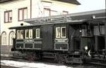 T 1  Zeug Christe  Baujahr 1898 von MAN/AEG L�P 10,00m, Fabrik Nr.369 in Trossingen Stadt zum Jubil�um 100 Jahre Trossinger Eisenbahn am 13.12.1998.