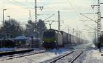 TXL/ATLU 193 553-5 mit dem Lauritzen KLV nach Padborg/DK, J�bek 05.03.2018