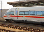   ICE3-Detailbild von 93 80 5403 002-9 D-DB hier Zugspitze von Tz 302  Hansestadt Lübeck  am 25.03.2017 im Bahnhof Montabaur.
