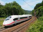 ICE 7 Tz 407 016-5 auf der Geislinger Steige am 22.06.2014.