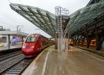   Der Thalys PBKA 4331 steht am 08.02.2016 im Hbf Köln, für die Fahrt nach Paris, bereit.