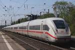 ICE 412 073 Hamburg Altona--München Hbf durcheilt Celle am 2 Mai 2024.