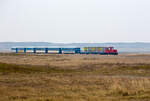 Die DB 399 108-0 (98 80 3399 108-0 D-DB), eine meterspurige Schöma CFL150DCL, der DB Fernverkehr AG Standort Wangerooge bzw.
