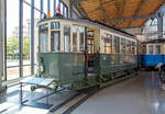   Arbeitswagen A80, ex Stra�enbahn-Triebwagen 801 der N�rnberg-F�rther Stra�enbahn (nach Einstellung des F�rther Netzes 1981 heute Stra�enbahn N�rnberg) ausgestellt im Verkehrszentrum des Deutschen