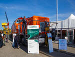 Der zur ZAGRO Group geh�rende Hersteller  GMEINDER LOKOMOTIVEN GmbH (Mosbach) pr�sentierte auf der InnoTrans 2018 in Berlin (hier 18.09.2018) seine Rangierlokomotive mit elektrischer