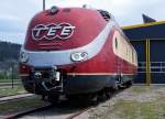 SVG: SVG: TRANS EUROP EXPRESS TT, BR VT 11.5 (1957), Leihgabe des DB Museums in der Eisenbahn Erlebniswelt Horb am Neckar aufgenommen am 25.