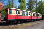   Der ehemalige Berliner S-Bahn Triebwagen 475 003-0, ex DR 275 031-3, am 30.04.2017 im Eisenbahnmuseum Bochum-Dahlhausen.