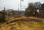 Hier kurz vor dem Bahnhof Siegen-Weidenau bei ca.