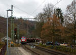 Die „Ludmilla“ 233 527-2 (92 80 1233 527-2 D-WFL) der WFL - Wedler Franz Logistik GmbH & Co.