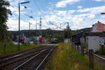 Der an die WEBA (Westerwaldbahn des Kreises Altenkirchen GmbH) für die Daadetalbahn vermietete VT 106 / HLB VT 509 106 (95 80 0946 406-5 D-HEB / 95 80 0646 406-8 D-HEB / 95 80 0946 906-4 D-HEB),