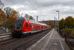 Am 16 Oktober 2025 gab es in Betzdorf/Sieg eine Weichenstörung, so hatte der gerade in den Bahnhof Kirchen/Sieg eingefahrene RE 9 - Rhein Sieg Express (RSX) Siegen - Köln – Aachen,