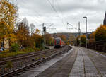 Am 16 Oktober 2025 gab es in Betzdorf/Sieg eine Weichenstörung, so hatte der gerade in den Bahnhof Kirchen/Sieg eingefahrene RE 9 - Rhein Sieg Express (RSX) Siegen - Köln – Aachen,
